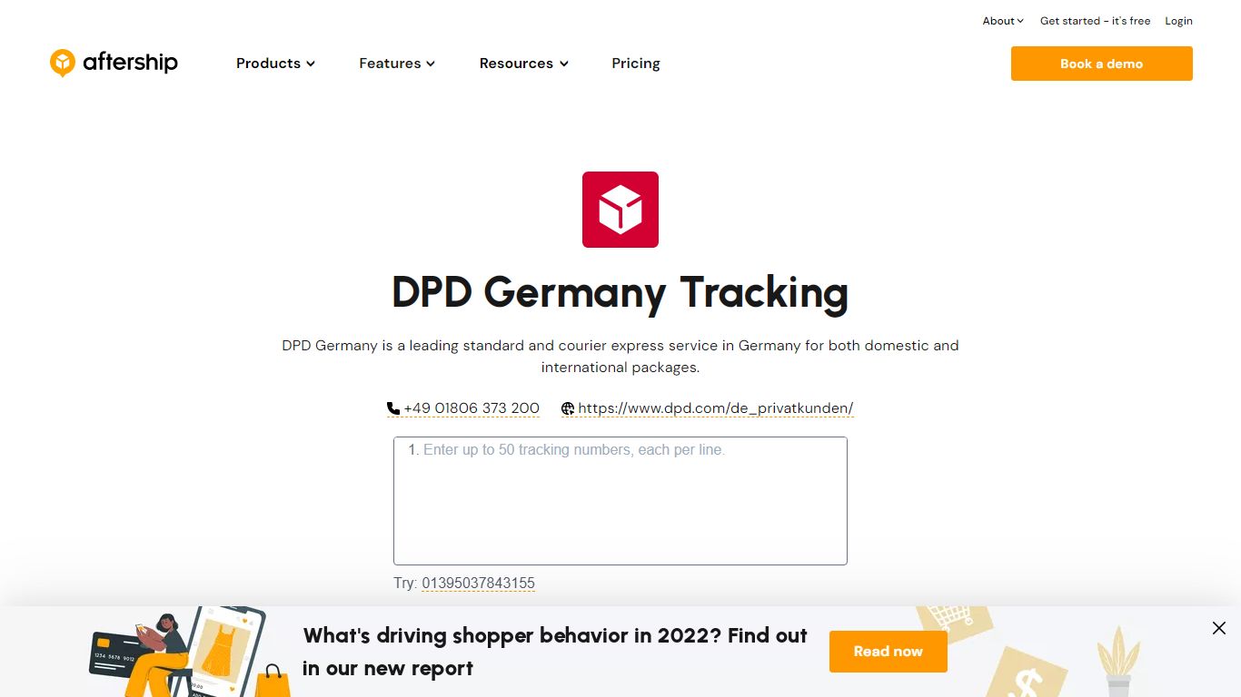 DPD Germany Tracking - AfterShip